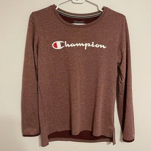 Champion long sleeve athletic shirt